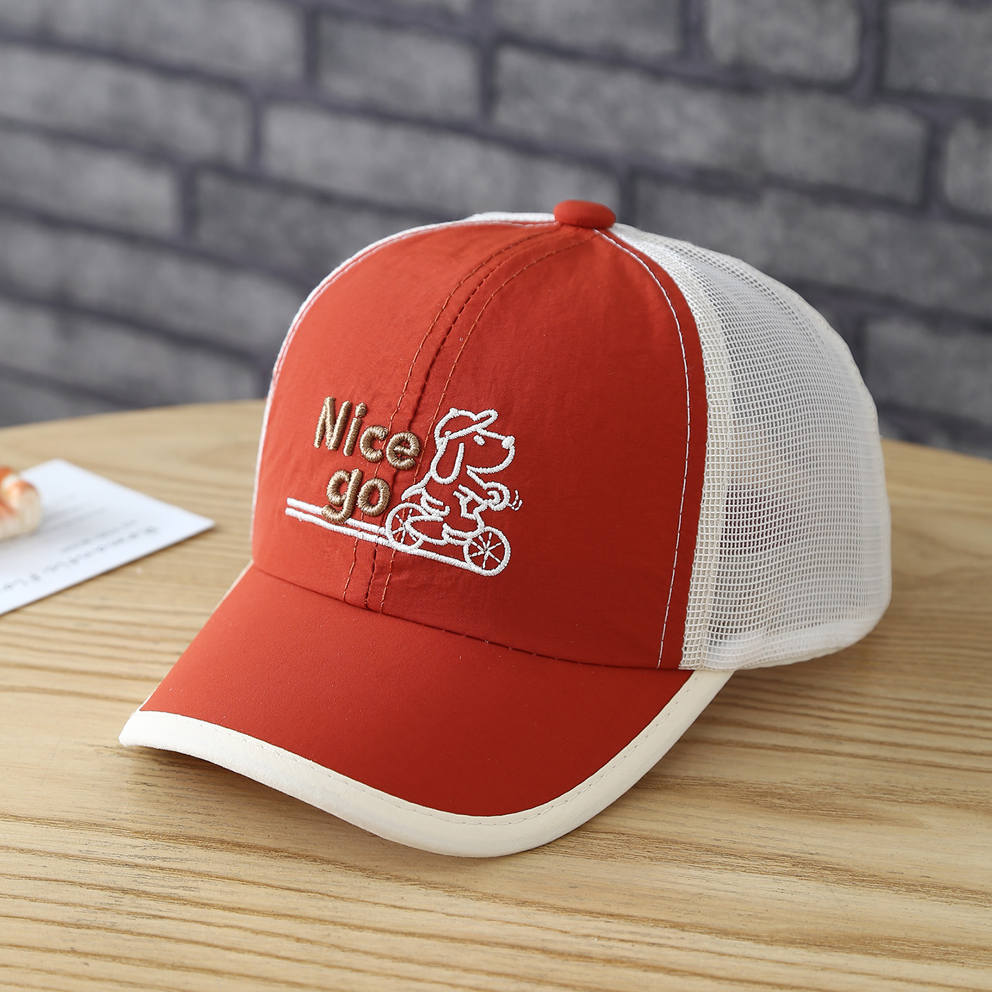 Embroidery Cap - Летняя быстросохнущая сетчатая бейсболка с вышивкой