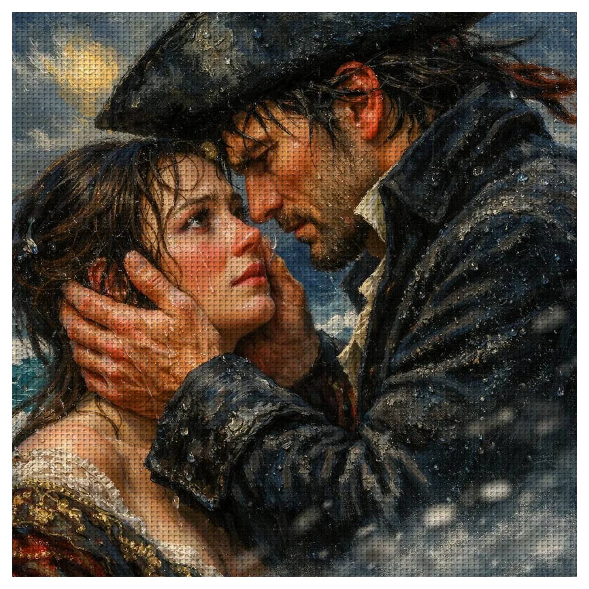 Embroidery Lovers - Набор для вышивания крестиком 40x40 см