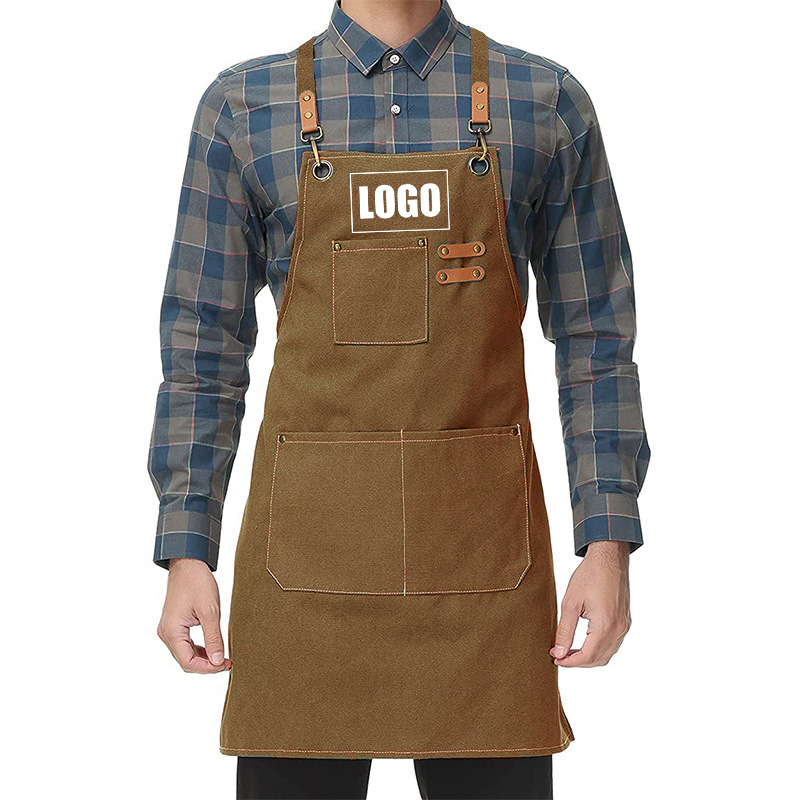 Embroidery Apron - Кухонные мужские и женские поварские комбинезоны