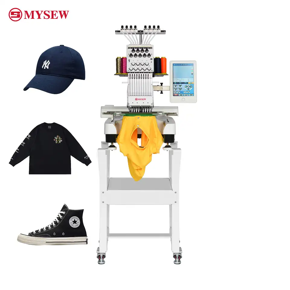 Embroidery Machine Computerized - Автоматическая одноголовочная промышленная вышивальная машина MFS800