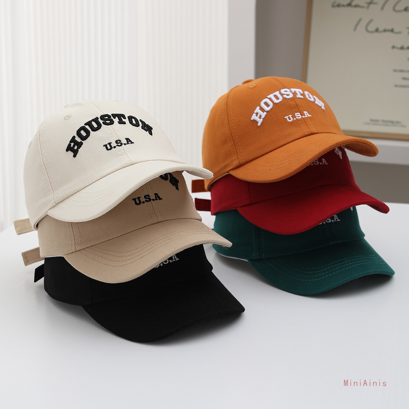 Embroidery Cap - Детская бейсболка с вышивкой, модная кепка