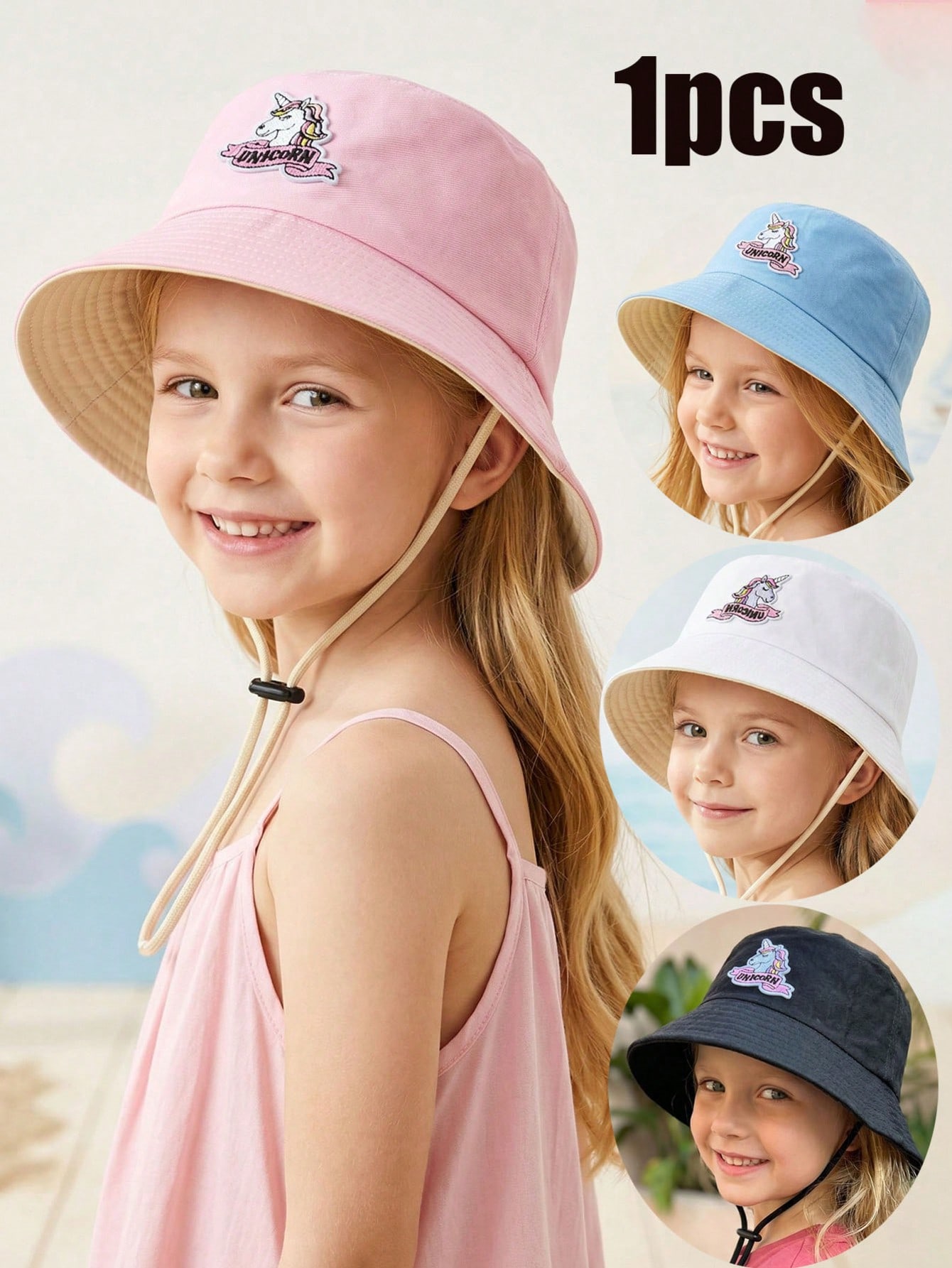 Embroidery Cap - 1 шт. Легкая панама для девочек