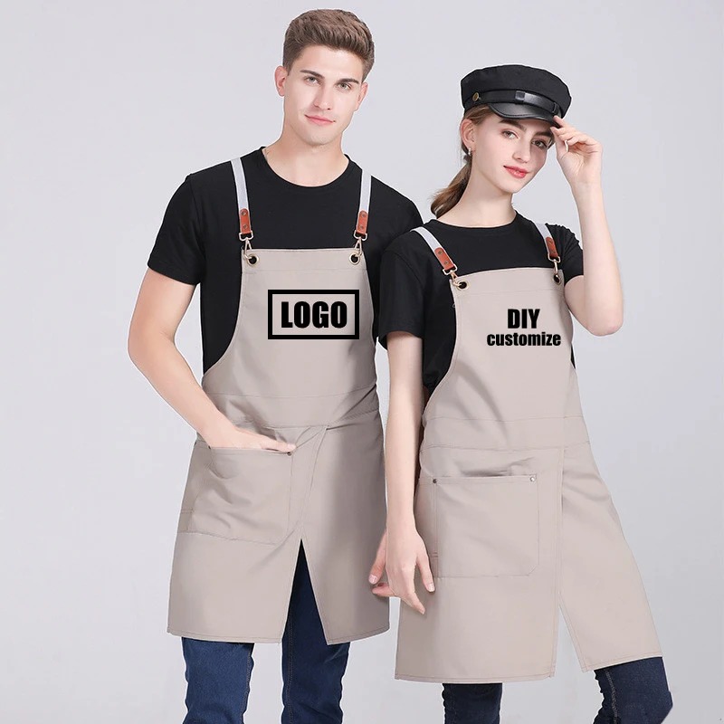 Embroidery Apron - Пользовательская вышивка с принтом логотипа для