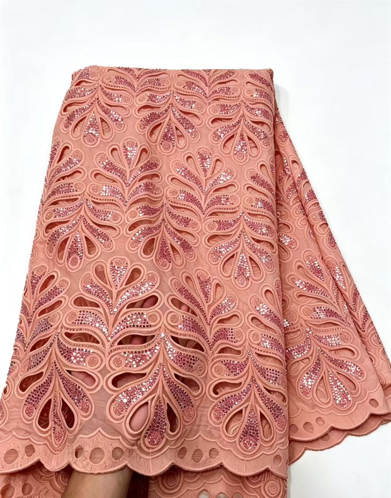 Embroidery Gradient - Оптовая продажа высококачественной африканской нигерийской гипюровой
