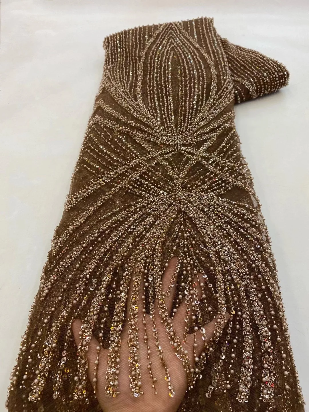 Embroidery Gradient - 2 ярда высококачественной африканской ткани с