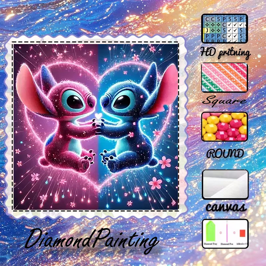 Embroidery Lovers - 1 шт. - Potdemiel-5D-DIY - Флокированная