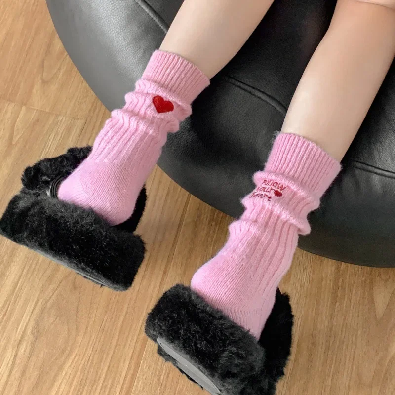 Harajuku Kawaii средние носки- – обзор и цена Embroidery Lovers