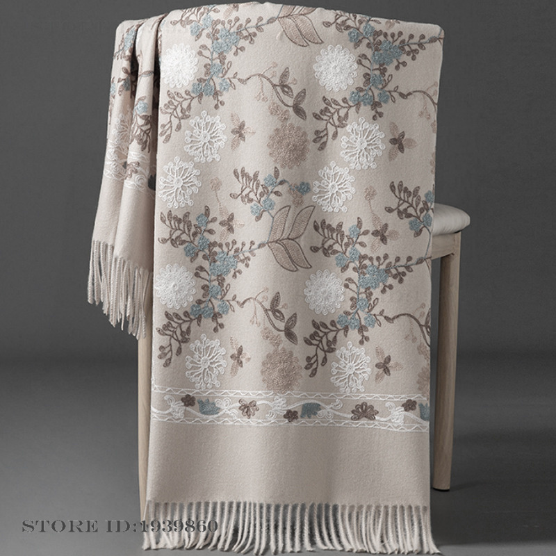 Женский кашемировый пашминовый – обзор и цена Embroidery Pashmina