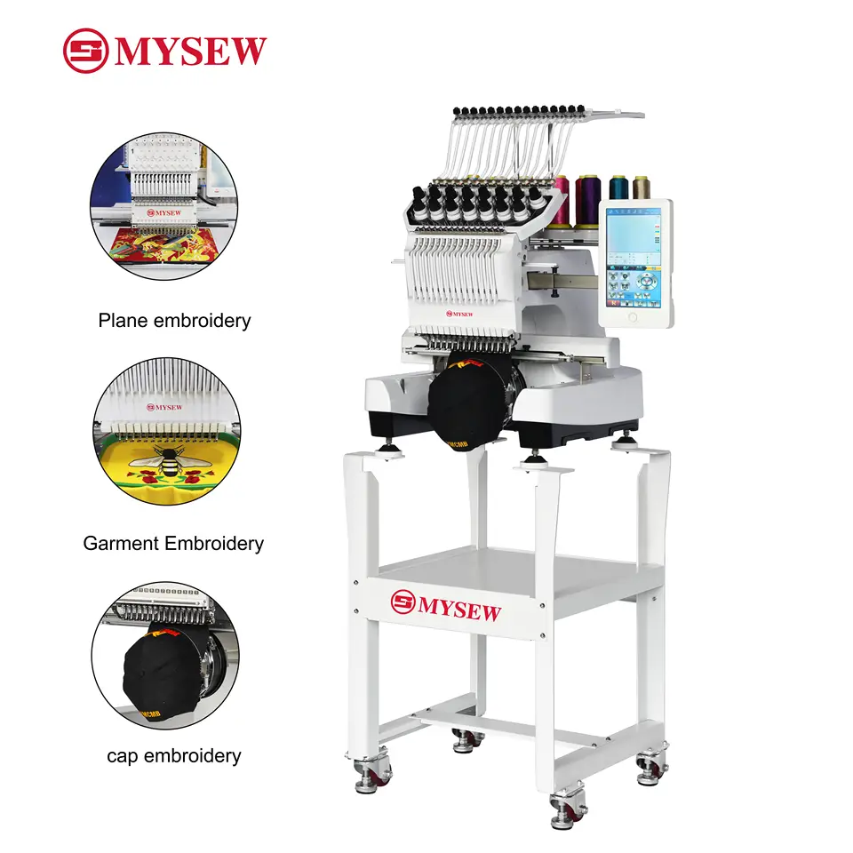 Вышивальная машина MYSEW MFS 1 – обзор и цена Embroidery Machine Computerized