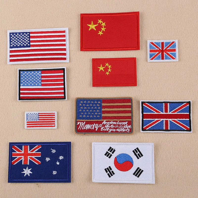 США Австралия Китай Англия фла – обзор и цена Embroidery Australia