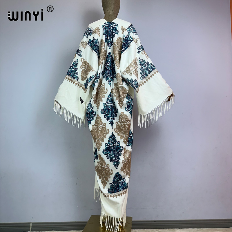WINYI зимнее женское длинное п – обзор и цена Embroidery Pashmina