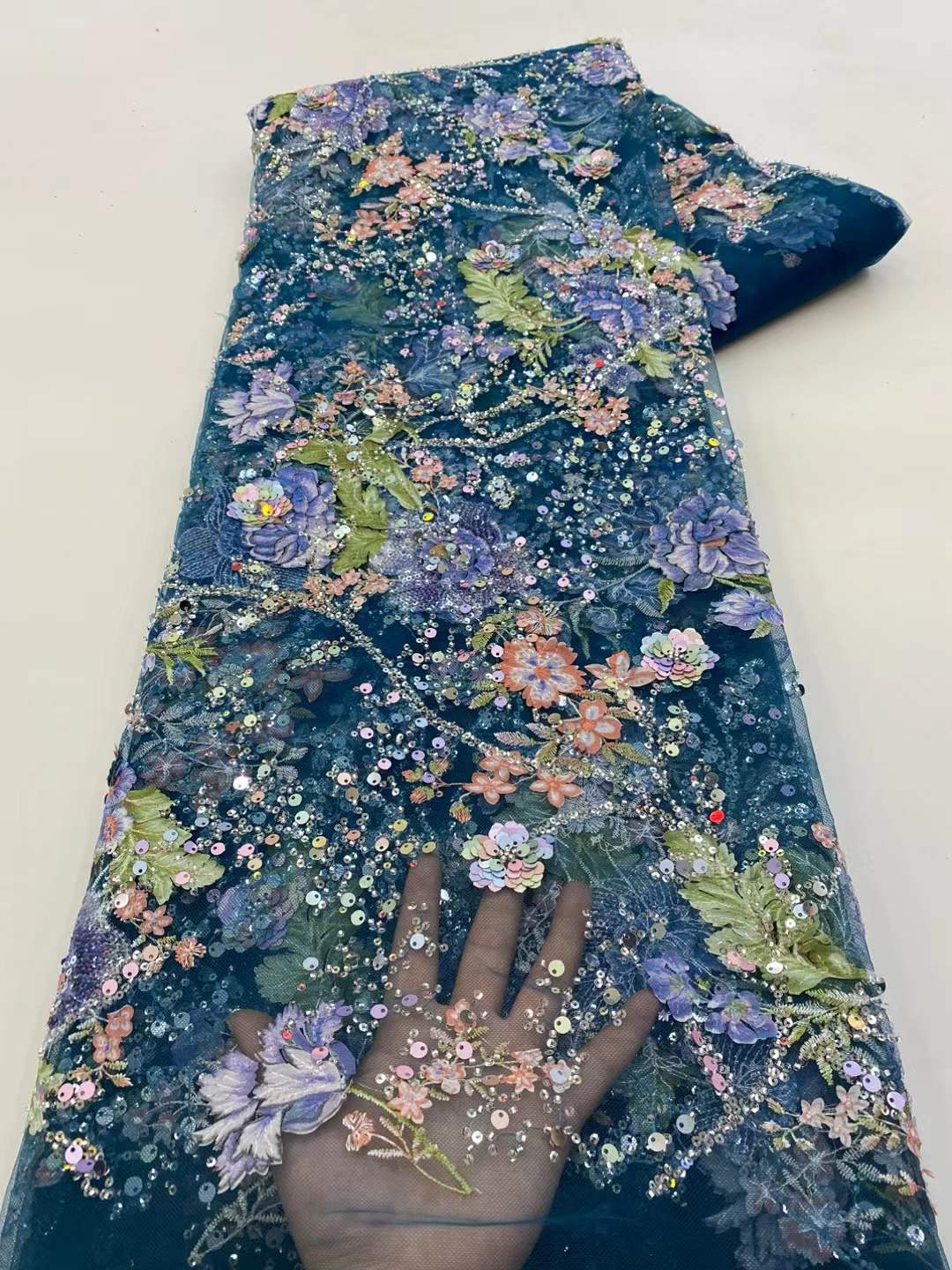 Африканское кружевное полотно  – обзор и цена Embroidery Gradient