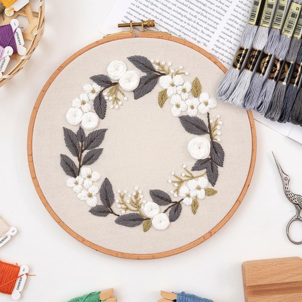 8 шпалин, 70 ярдов, серые брас – обзор и цена Embroidery Gradient