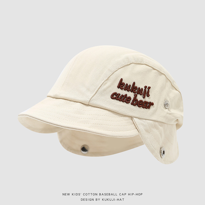 Детская шапка-ушанка с помпоно – обзор и цена Embroidery Cap