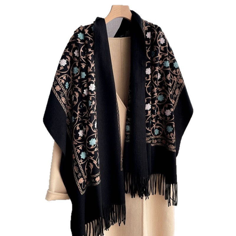 Новинка 2025 года, кашемировый – обзор и цена Embroidery Pashmina
