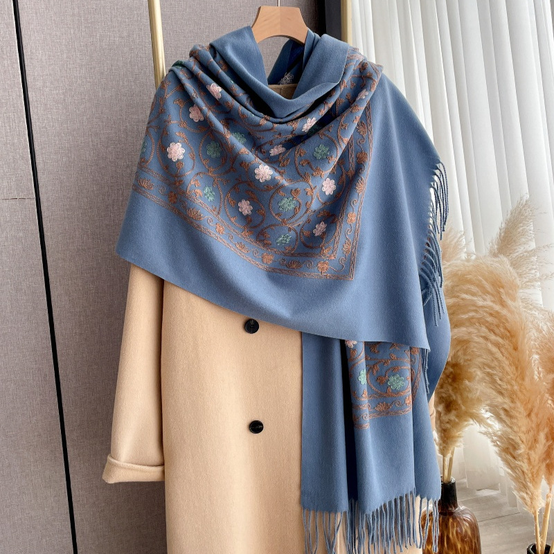 Новинка 2025 года, кашемировый – обзор и цена Embroidery Pashmina