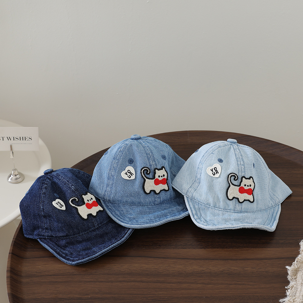 Детская моющаяся джинсовая бей – обзор и цена Embroidery Cap