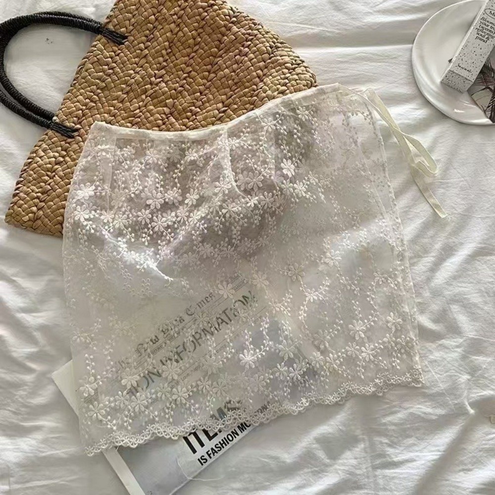 Джинсовая юбка-фартук с кружев – обзор и цена Embroidery Apron