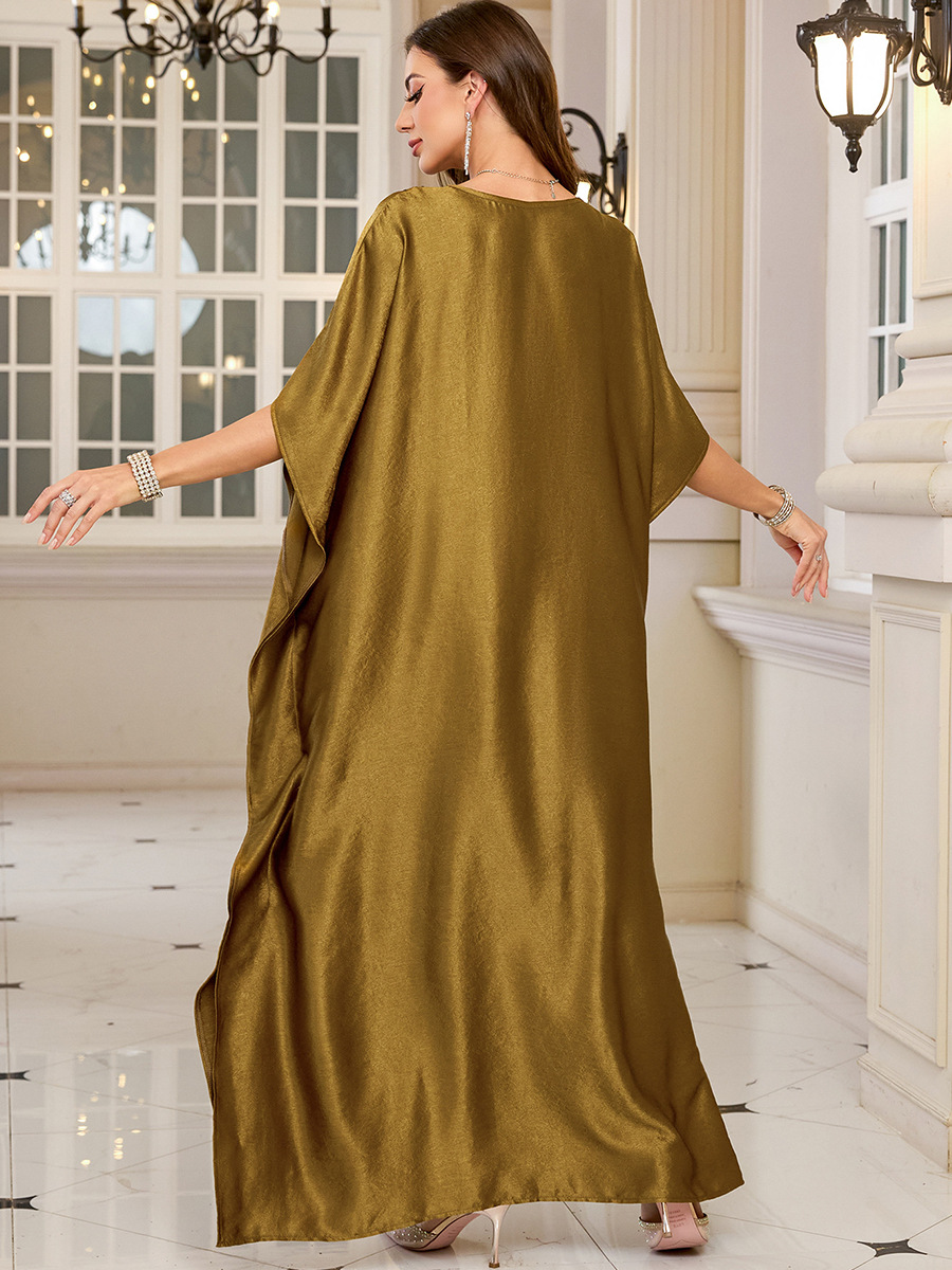 Женские вышитые длинные кафтан – обзор и цена Embroidery Abaya