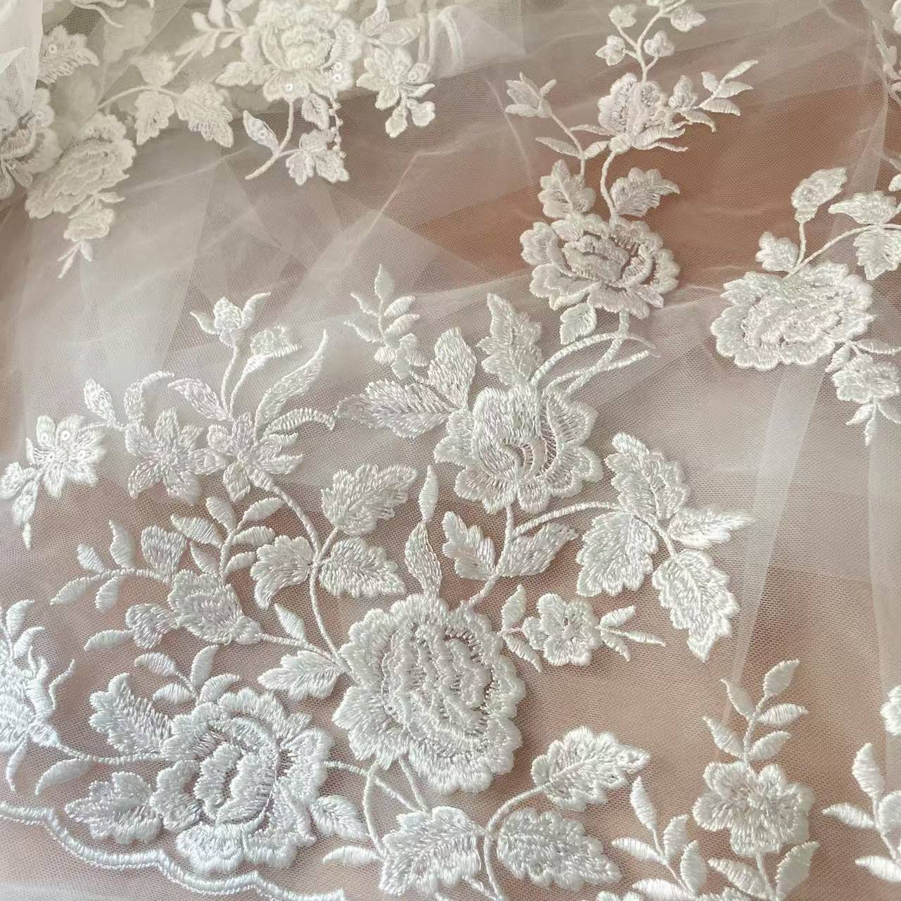 Французская вышитая кружевная  – обзор и цена Embroidery Abaya