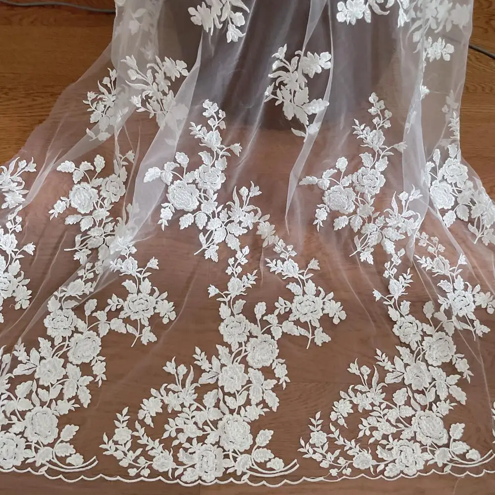 Французская вышитая кружевная  – обзор и цена Embroidery Abaya