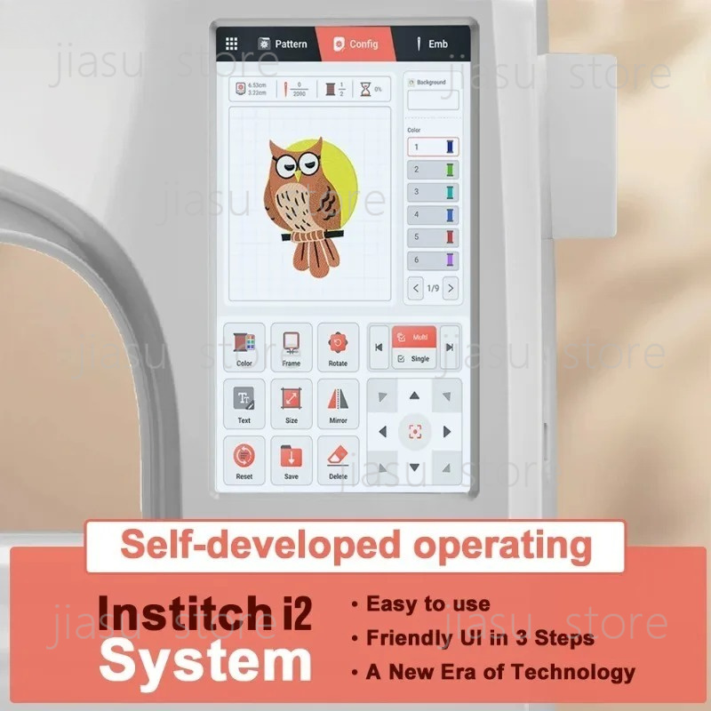 Вышивальная машина Poolin EOC0 – обзор и цена Embroidery Machine Computerized